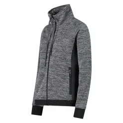 Giacca in pile da donna in knit tech