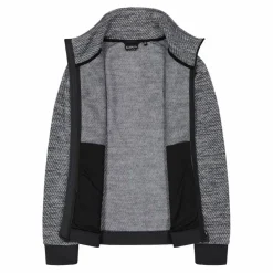 Giacca in pile da donna in knit tech