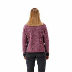 Giacca in pile da donna in knit tech