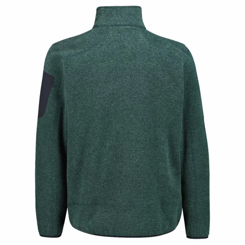 Giacca in Pile da uomo in knit-tech mélange