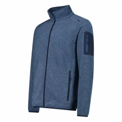 Giacca in Pile da uomo in knit-tech mélange