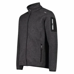 Giacca in Pile da uomo in knit-tech mélange