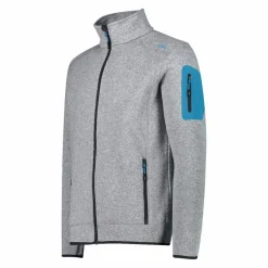 Giacca in Pile da uomo in knit-tech mélange