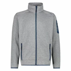 Giacca in Pile da uomo in knit-tech mélange