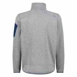 Giacca in Pile da uomo in knit-tech mélange