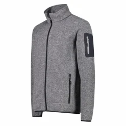 Giacca in Pile da uomo in knit-tech mélange