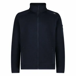 Giacca in Pile da uomo in knit-tech mélange