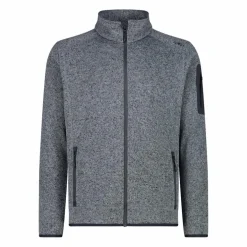 Giacca in Pile da uomo in knit-tech mélange
