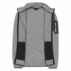 Giacca in Pile da uomo in knit-tech mélange