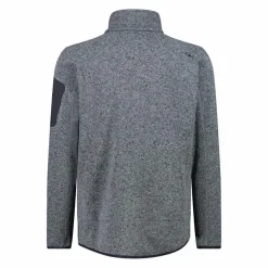 Giacca in Pile da uomo in knit-tech mélange
