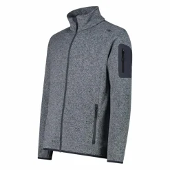 Giacca in Pile da uomo in knit-tech mélange