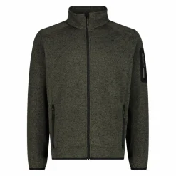 Giacca in Pile da uomo in knit-tech mélange