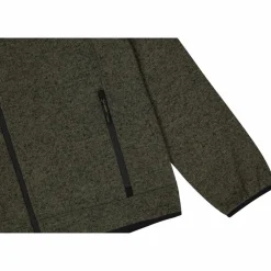 Giacca in Pile da uomo in knit-tech mélange
