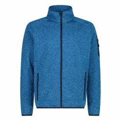 Giacca in Pile da uomo in knit-tech mélange