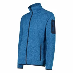 Giacca in Pile da uomo in knit-tech mélange