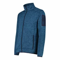 Giacca in Pile da uomo in knit-tech mélange