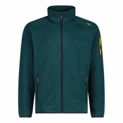 Giacca in Pile da uomo in knit-tech mélange