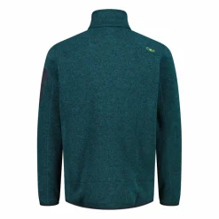 Giacca in Pile da uomo in knit-tech mélange