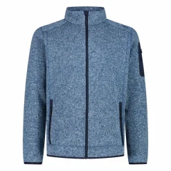 Giacca in Pile da uomo in knit-tech mélange
