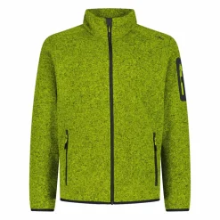 Giacca in Pile da uomo in knit-tech mélange