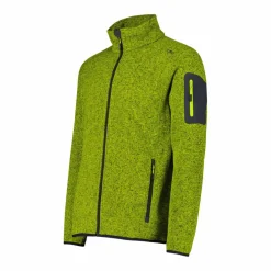 Giacca in Pile da uomo in knit-tech mélange