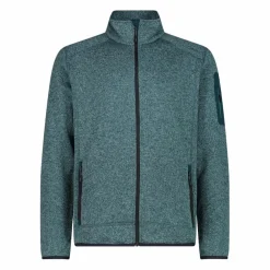 Giacca in Pile da uomo in knit-tech mélange