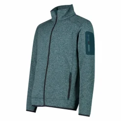 Giacca in Pile da uomo in knit-tech mélange