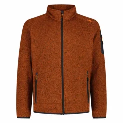 Giacca in Pile da uomo in knit-tech mélange