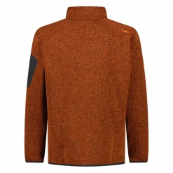 Giacca in Pile da uomo in knit-tech mélange