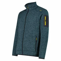 Giacca in Pile da uomo in knit-tech mélange