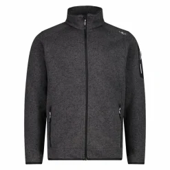 Giacca in Pile da uomo in knit-tech mélange