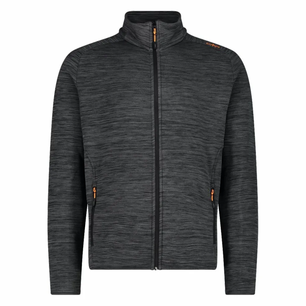 Giacca in pile da uomo Stretch Performance melange
