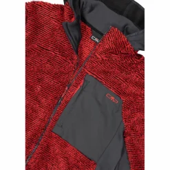 Giacca in pile Highloft da uomo con cappuccio Unlimitech