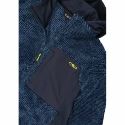 Giacca in pile Highloft da uomo con cappuccio Unlimitech