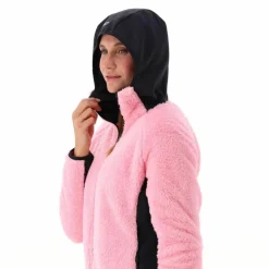 Giacca in pile Highloft da donna con cappuccio