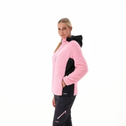 Giacca in pile Highloft da donna con cappuccio