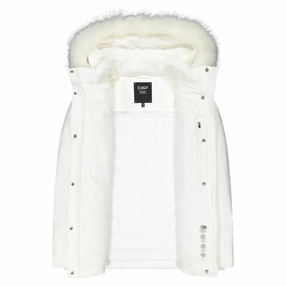 Giacca in Softshell da donna con cappuccio in pelliccetta