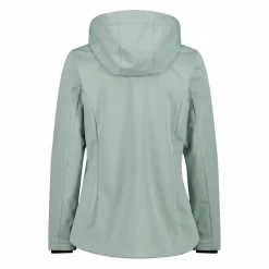 Giacca in softshell da donna con cappuccio staccabile
