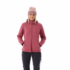 Giacca in softshell da donna con cappuccio staccabile