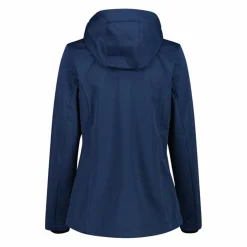 Giacca in softshell da donna con cappuccio staccabile