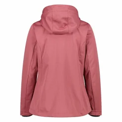 Giacca in softshell da donna con cappuccio staccabile