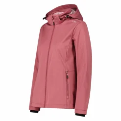 Giacca in softshell da donna con cappuccio staccabile