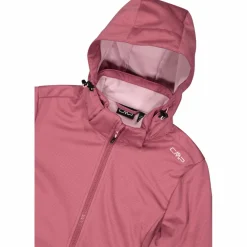 Giacca in softshell da donna con cappuccio staccabile