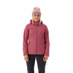 Giacca in softshell da donna con cappuccio staccabile