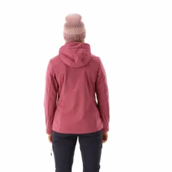 Giacca in softshell da donna con cappuccio staccabile