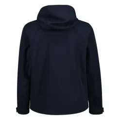 Giacca in softshell da uomo con cappuccio