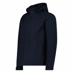 Giacca in softshell da uomo con cappuccio