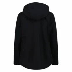 Giacca in softshell elasticizzata da donna con cappuccio staccabile