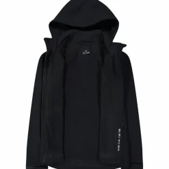 Giacca in softshell elasticizzata da donna con cappuccio staccabile