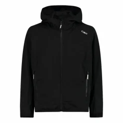 Giacca in softshell leggero da bambino con cappuccio fisso
